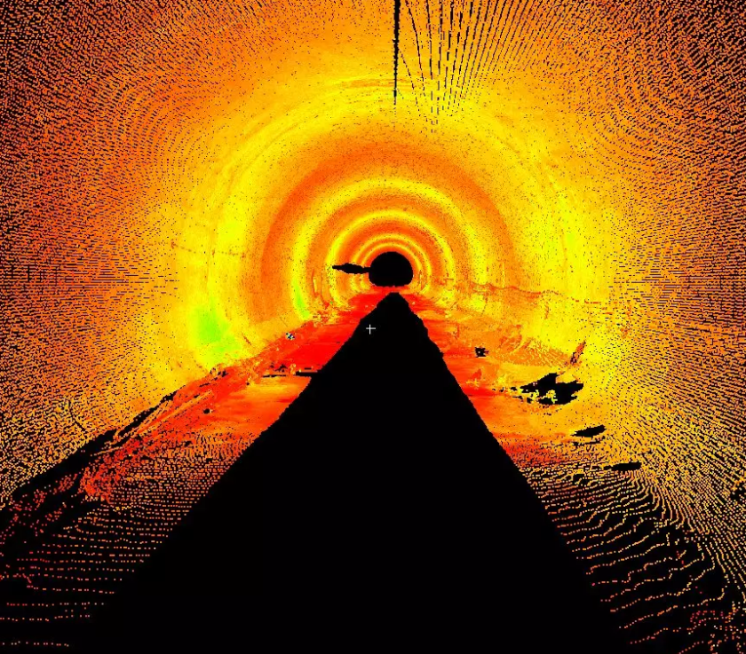 刪除通風管、人員走動等噪聲點云