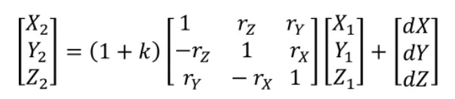 旋轉、縮放、平移公式